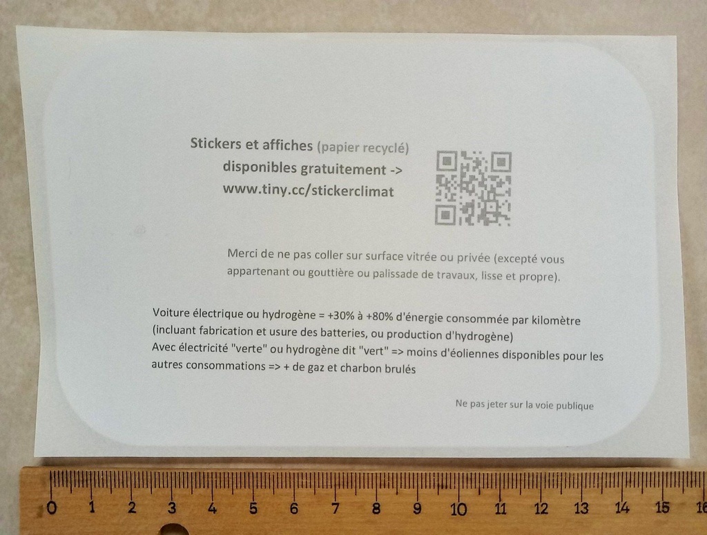 STOP CO2 avec argumentaire 2 tonnes - Verso