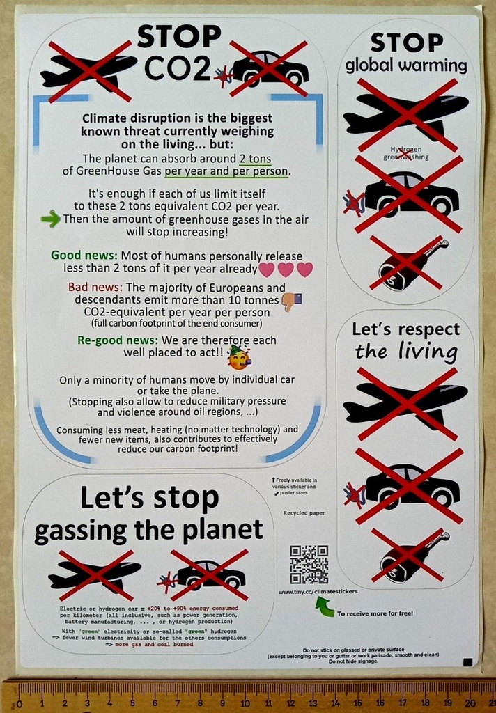 Sticker mix, STOP CO2, ...