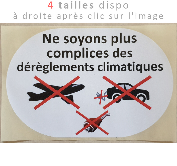 Ne soyons plus complices des dérèglements climatiques